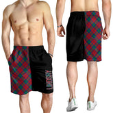 Lindsay Modern Tartan Crest Men's Short - Cross Style